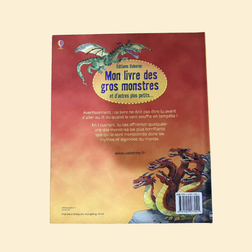 MON LIVRE DES GROS MONSTRES