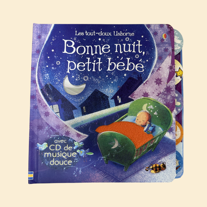 Bonne nuit petit bébé + cd musique douse