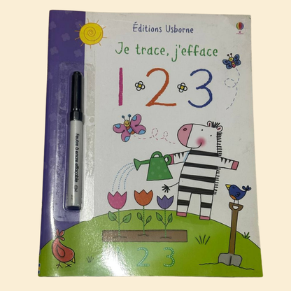 je trace , j'efface 123