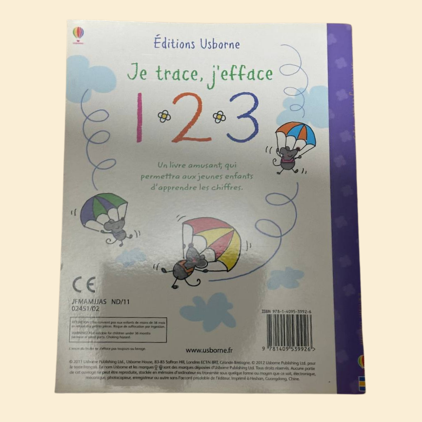 je trace , j'efface 123