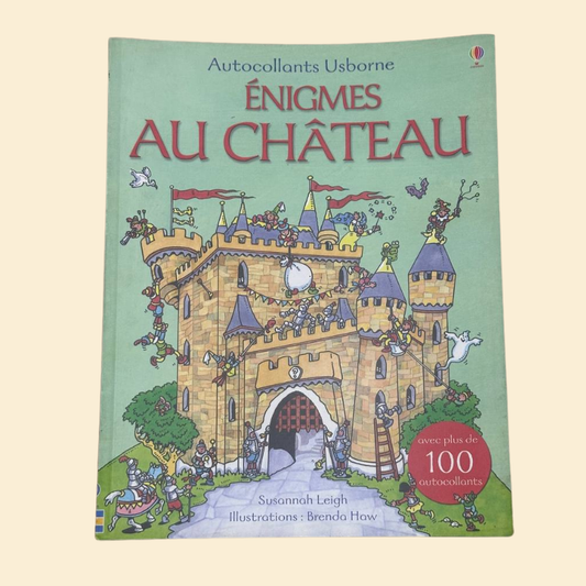 ÉNIGMES  AU CHÂTEAU  avec plus de 100 autocollant