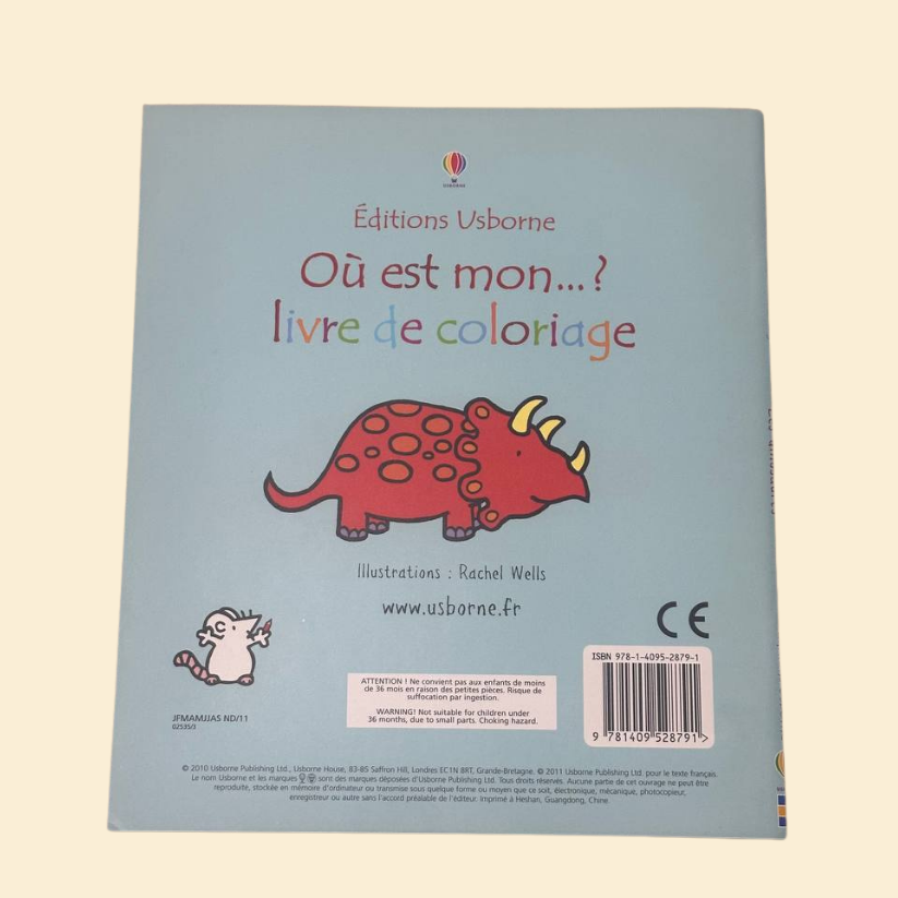 Où est mon...! livre de coloriage
