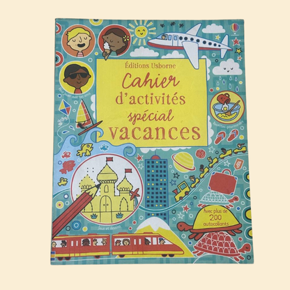 cahier d'activités spécial vacances