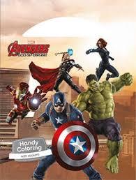 MARVEL AVENGERS AGE OF ULTRON HANDY COLORING WITH STICKERS