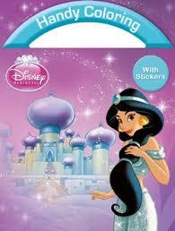 HANDY COLORING DISNEY PRINCESS WITH STICKERS