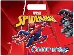 MARVEL SPIDER-MAN COLOR ME WITH STICKERS