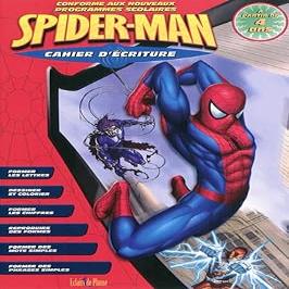 spider-man cahier d'ecriture a partir de 4 ans
