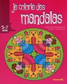JE COLORIE DES MANDALAS 5-7 ANS ROUGE