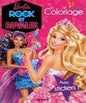 BARBIE ROCK ET ROYALES COLORIAGE AVEC STICKERS !