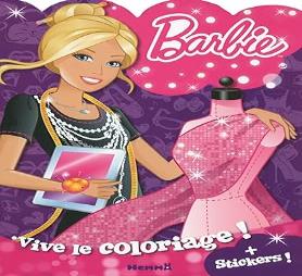 Barbie Vive le coloriage! + Stickers