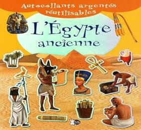 Autocollants argentés réutilisables L'égypte ancienne