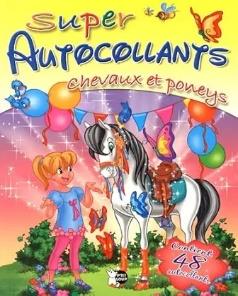 Super Autocollants Chevaux et poneys Contient 48 utocollants