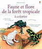 Faune et flore de la foret tropicale à colorier