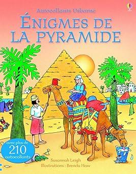 Autocollants Usborne énigmes de la pyramide avec plus de 210 autocollants