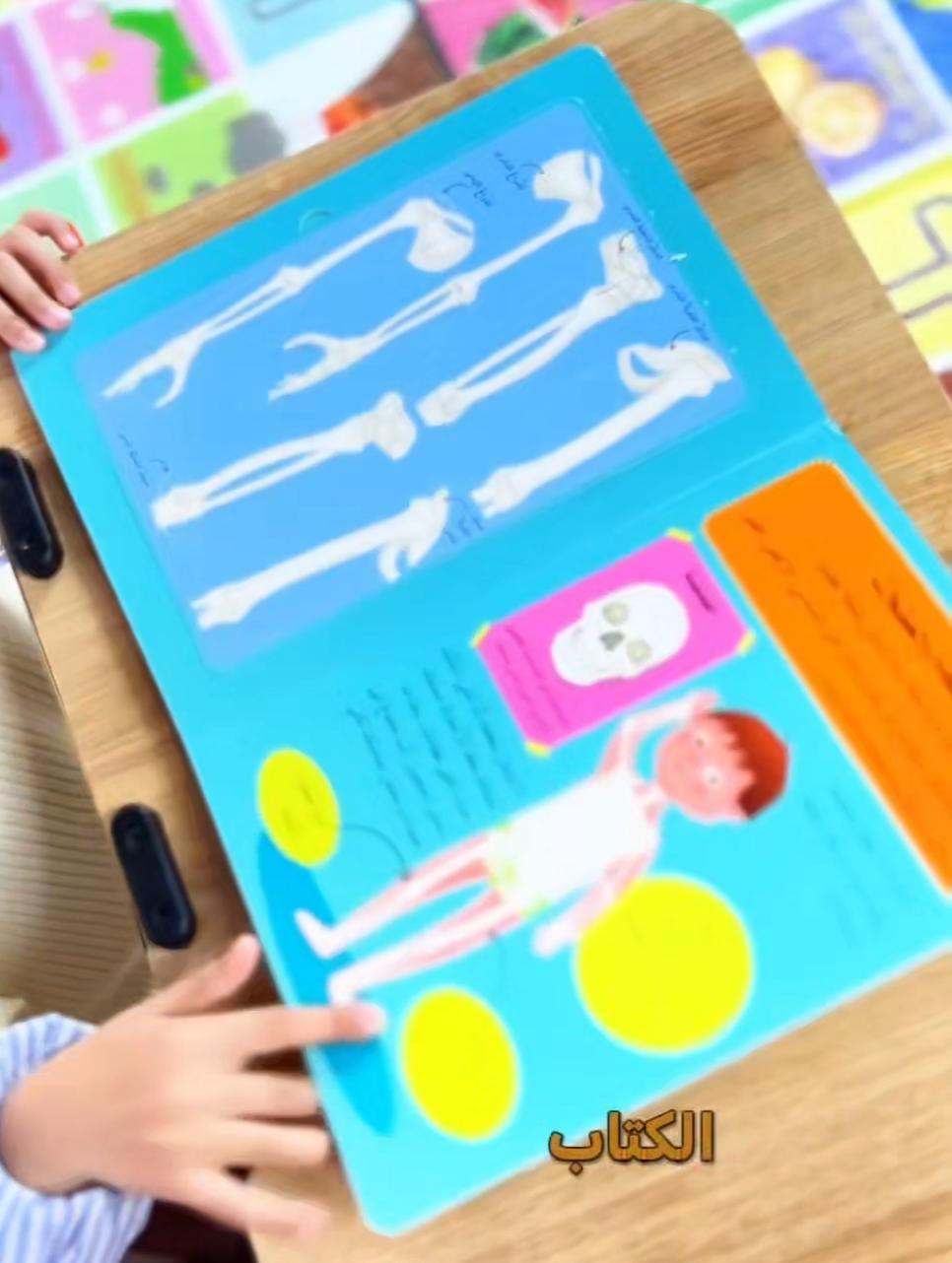 كتاب 'أنموذج جسم الانسان ' مع مجسم (3D) + Cadeau Surprise